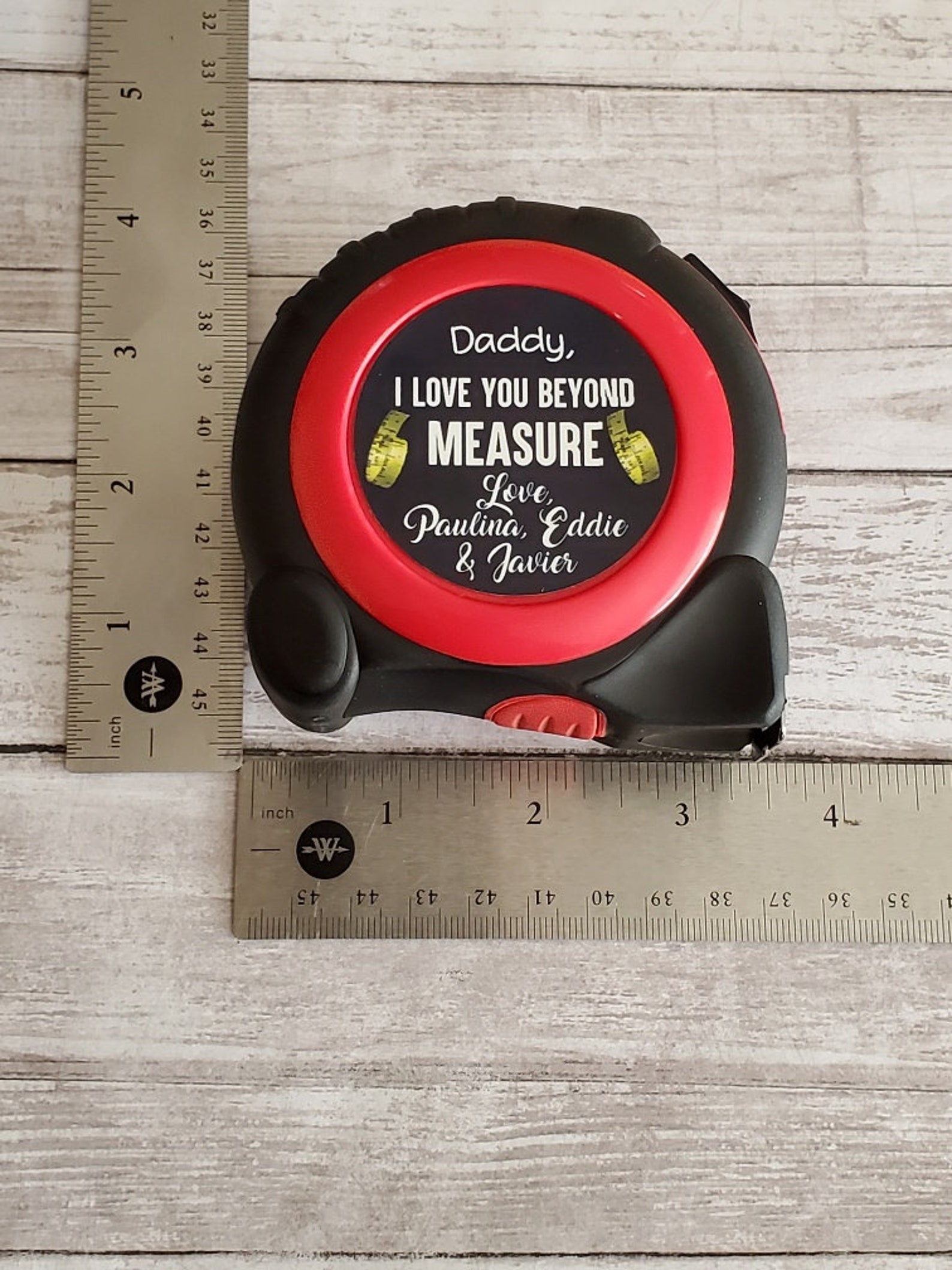 Personalized Tape Measure Father's Day Gift Dad's Etsy