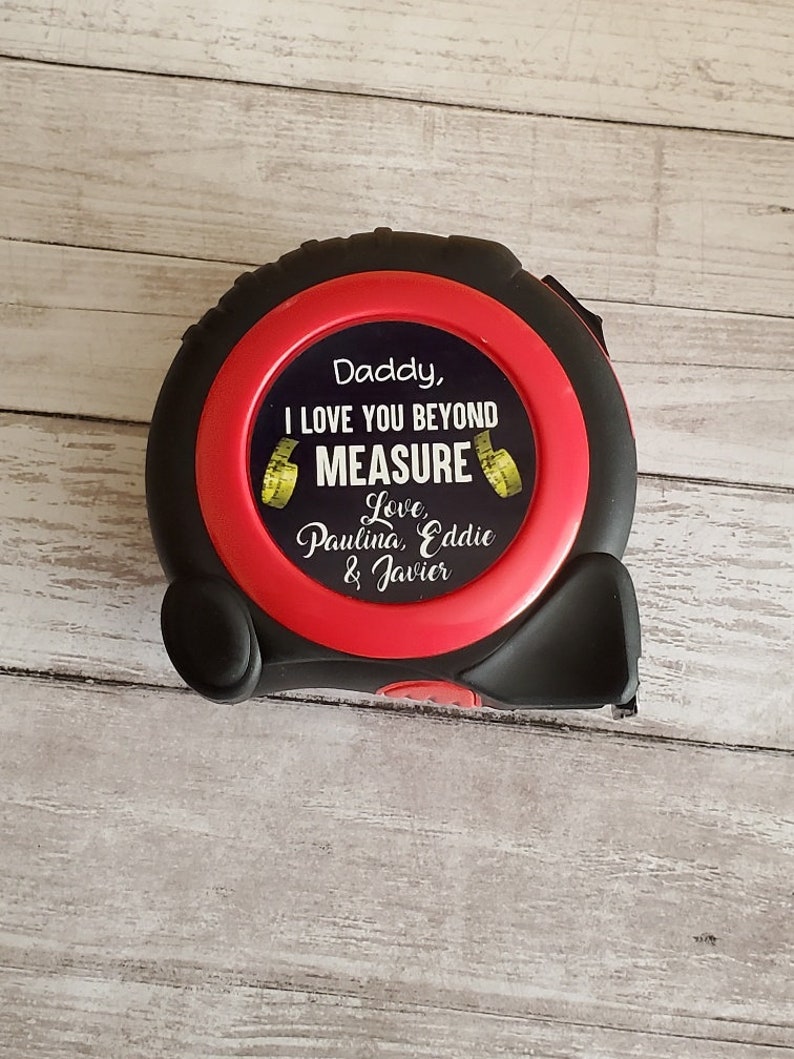 Personalized Tape Measure Father's Day Gift Dad's Etsy