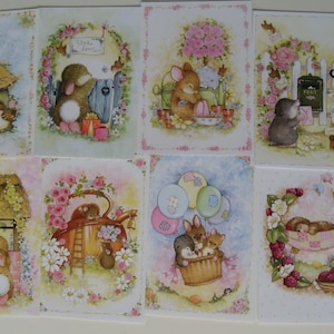 24 illustrations Petit livre Hunkydory Pages pour faire vos propres cartes de voeux, cartes journal, étiquettes cadeaux, etc. Forêt d'éléphants