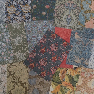 Postales William Morris V y A Impresiones selección aleatoria de 5 o 10 tarjetas
