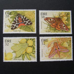 Conjuntos de sellos vintage de Irlanda de 1994 para coleccionar: n.° 494, n.° 495, n.° 496, n.° 497 y n.° 498
