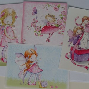 24 illustrations Petit livre Hunkydory Pages pour faire vos propres cartes de voeux, cartes de journal, étiquettes cadeaux, etc. Animaux de la forêt, fées, adolescents.