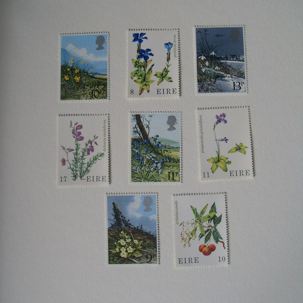 Mint Ireland UK Wild Flowers Mint stamp set for collecting or craft #237