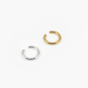 Ear Cuff Bold · Ear Wrap · Dainty Single Band Smooth Silver · Conch Ear Cuff Earrings · Fake Piercing · Hoop Earring · Cartilage Ear Cuff
