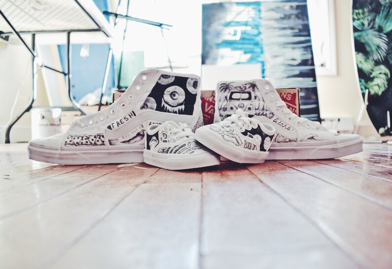 custom vans etsy