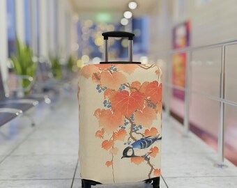Blackbird Gepäck Cover, Natur Koffer Cover, Vintage Look Koffer Haut, Gepäckschutz