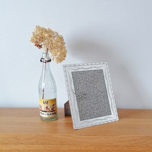Vintage photo frame, glass photo frame, old photo frame, vintage photo holder, vintage photo frame, old glass photo frame, 1950s