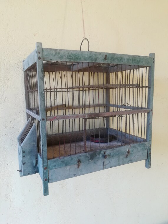 Cage à Oiseaux Vintage Des Années 1930 Ancienne Cage à Oiseaux Vintage 1930s Birdcage Old Birdcage Art Déco
