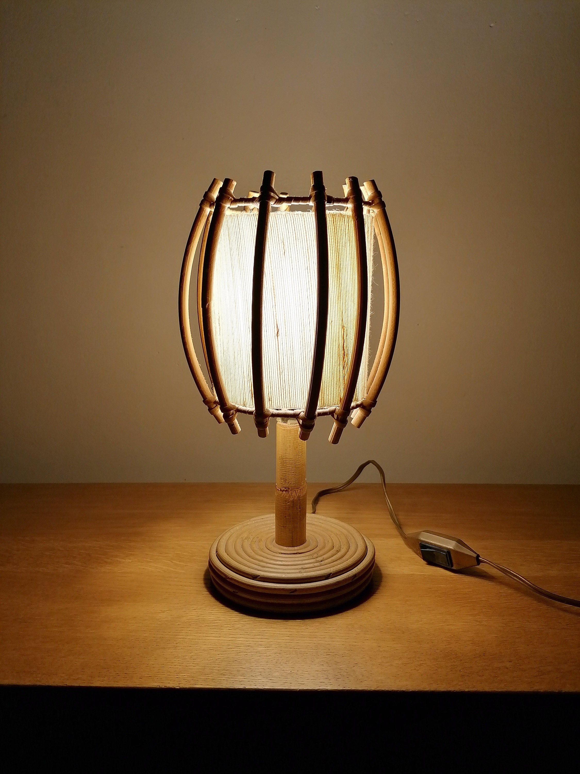 Lampe Rotin Louis Sognot