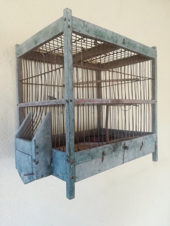 Cage à Oiseaux Vintage Des Années 1930 Ancienne Cage à Oiseaux Vintage 1930s Birdcage Old Birdcage Art Déco