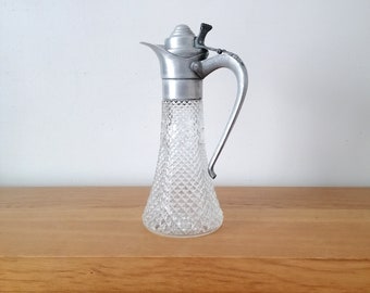 Carafe rafraichissoir art déco 1,5L, pichet à citronnade rafraichissoir, broc citronnade rafraichissante, cruche rafraichissoir vintage,1930