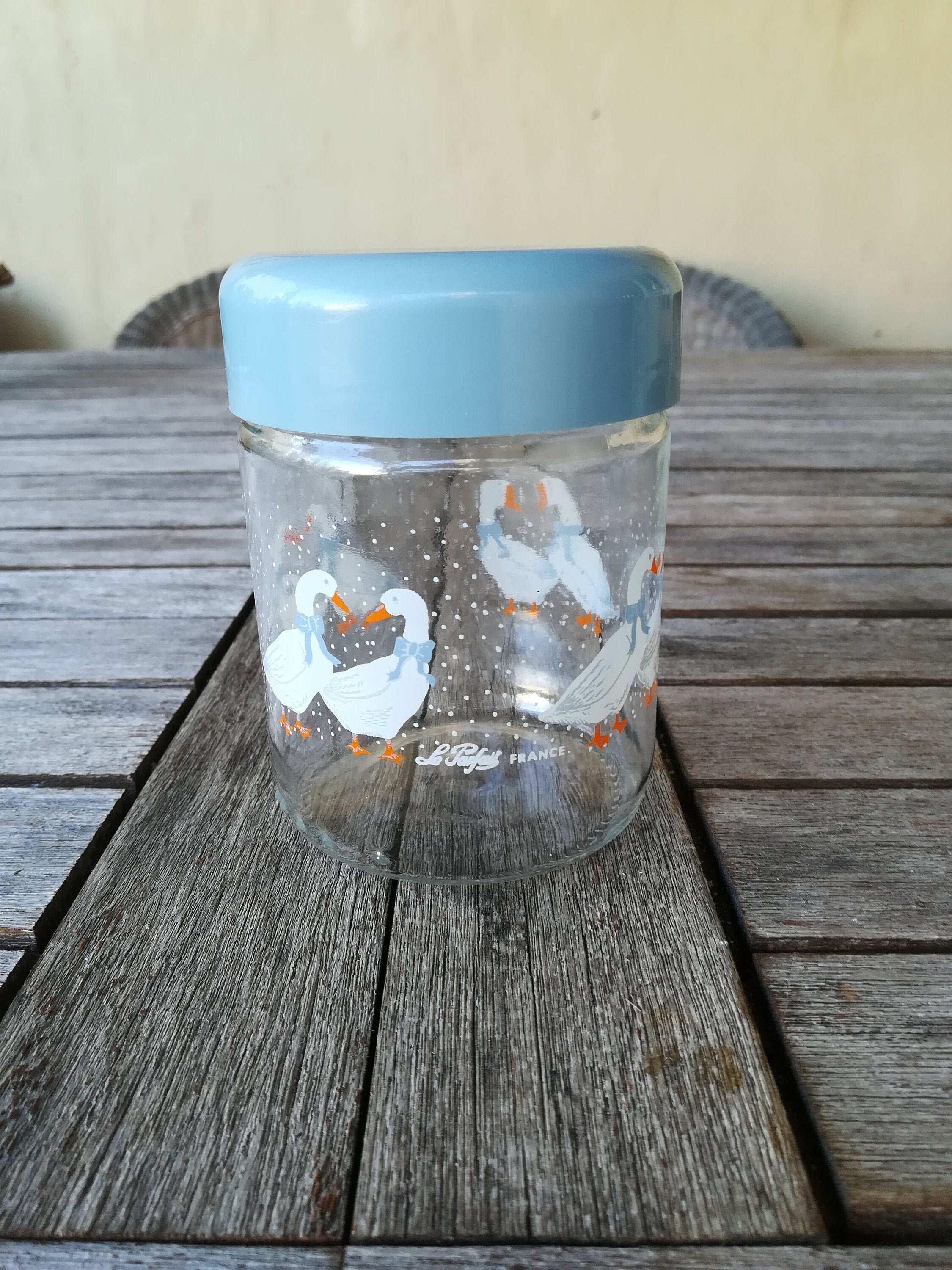 Bocal Le Parfait, Pot Bocal à Vis Parfait Oies , Épices, en Verre, Container