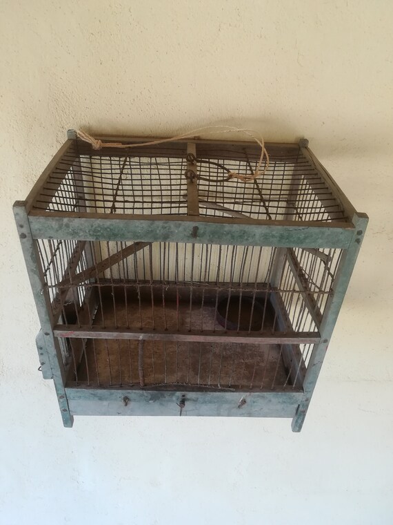 Cage à Oiseaux Vintage Des Années 1930 Ancienne Cage à Oiseaux Vintage 1930s Birdcage Old Birdcage Art Déco