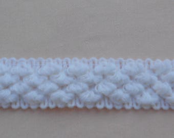 large white stripe wool