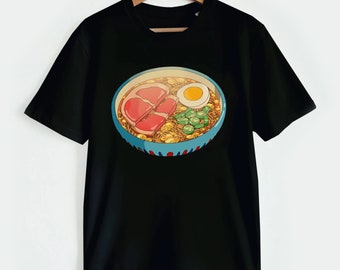 T-shirt Ramen Retro Anime Aesthetic Japonais