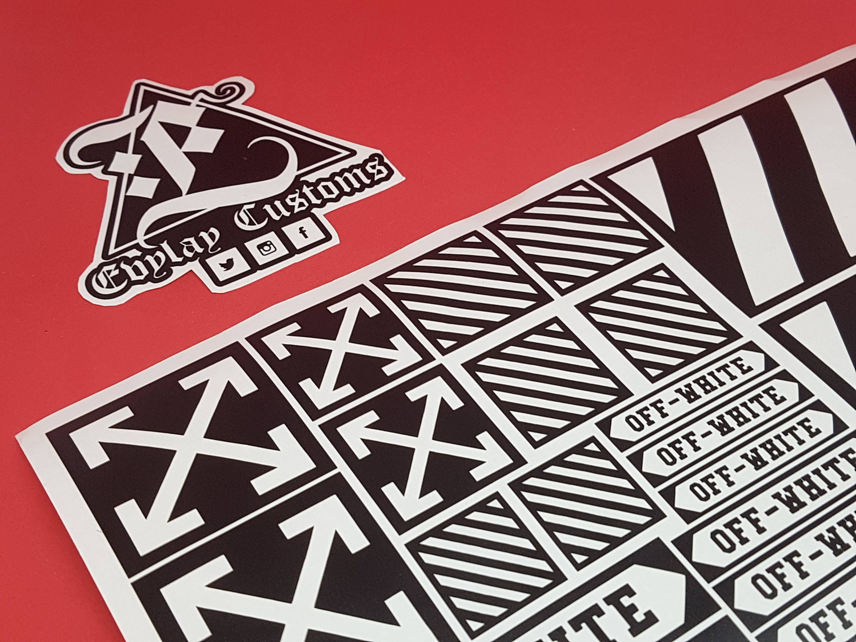 Off White Logo Stencil