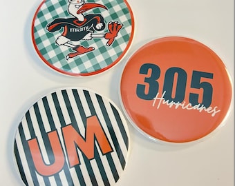 UMiami Game day Buttons