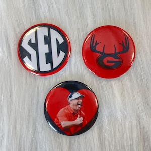 UGA MINI buttons (1.25&quot;) | 3 pack