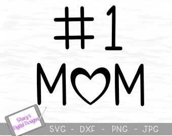 Download Number one mom svg | Etsy