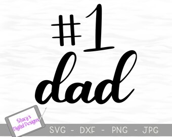 Download Dad svg number one Dad svg Daddy word art digital download ...
