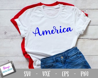 Amerika SVG - Patriottische cut bestand voor Cricut en SIlhouette