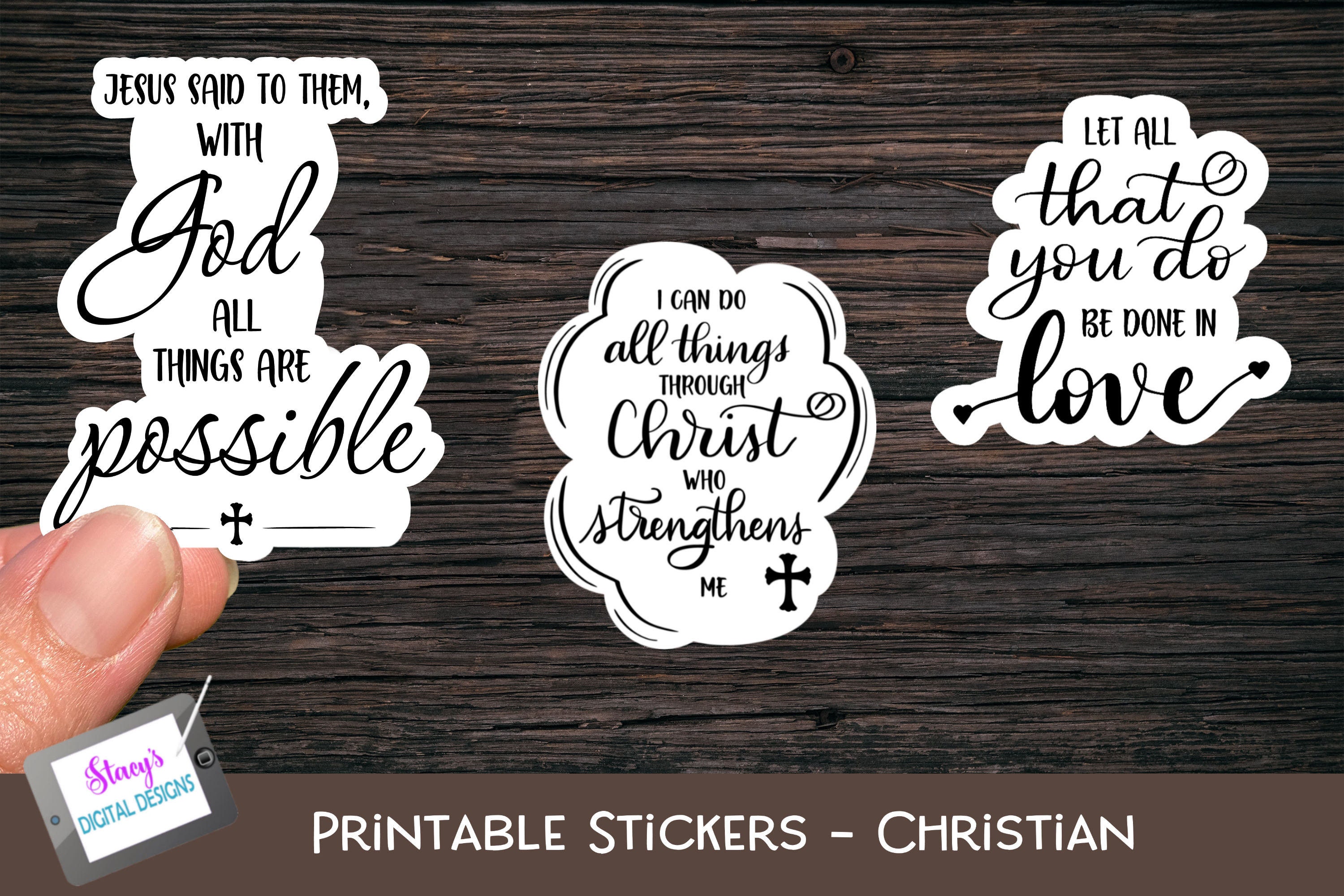 Printable Stickers Print and Cut Stickers for Cricut | Etsy