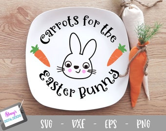 Easter SVG - Carrots for the Easter Bunny- Easter cut file for Cricut and Silhouette, Svg Png Eps Dxf