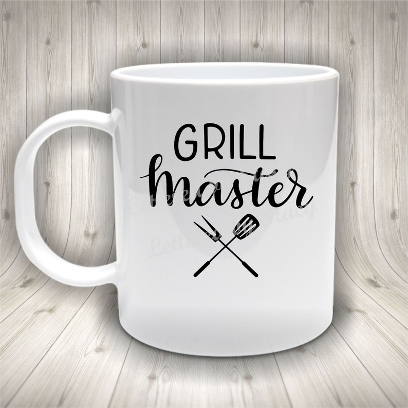 Download Grill Master SVG Handlettered cut file for dad grandpa or ...