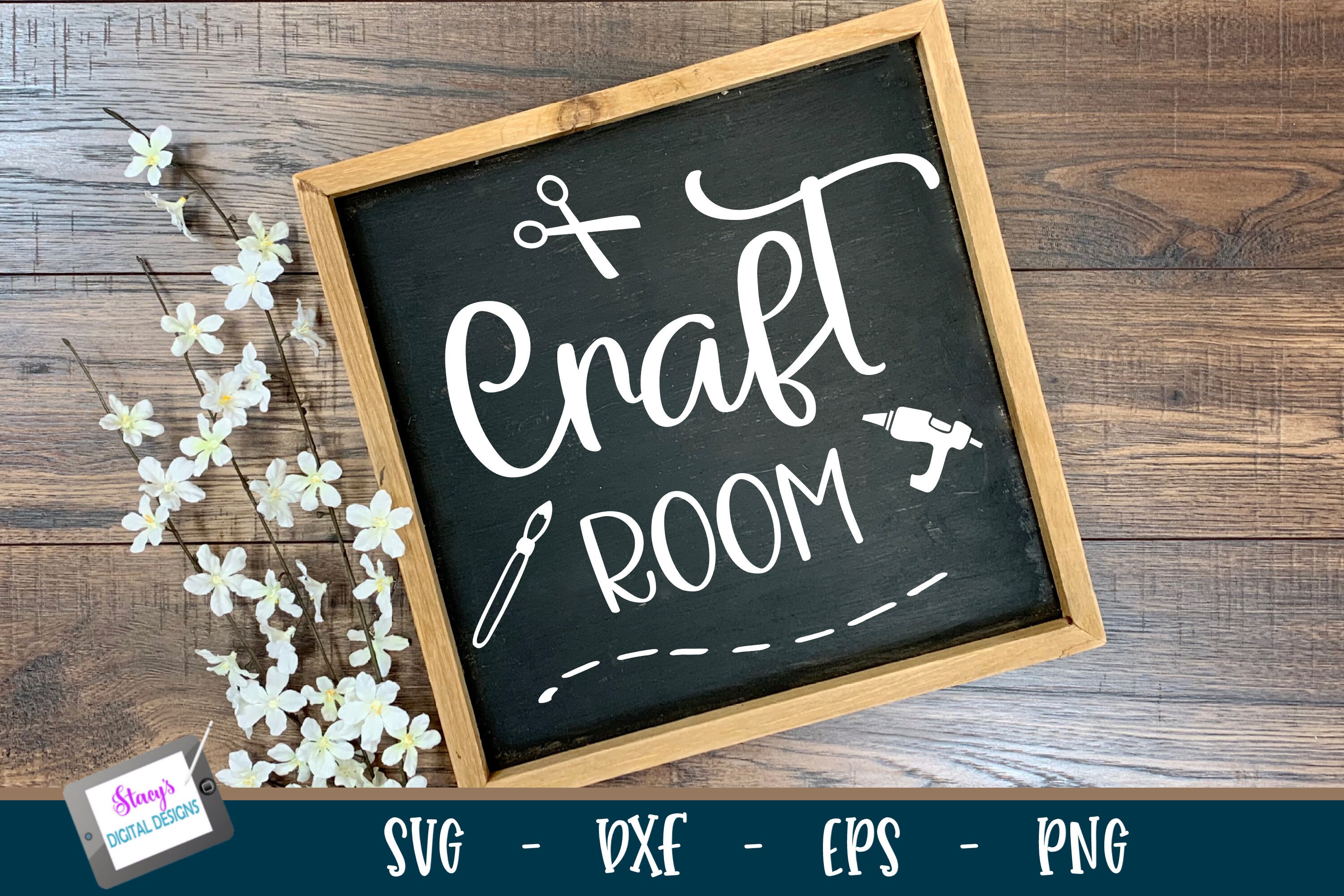 Crafting SVG Craft Room Sign Design SVG Cut File for - Etsy