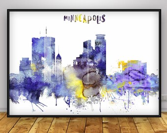 pop art Minneapolis office art Minnesota photo Big Brain Urban Wall NEW colorful wall art home decor Mpls building urban