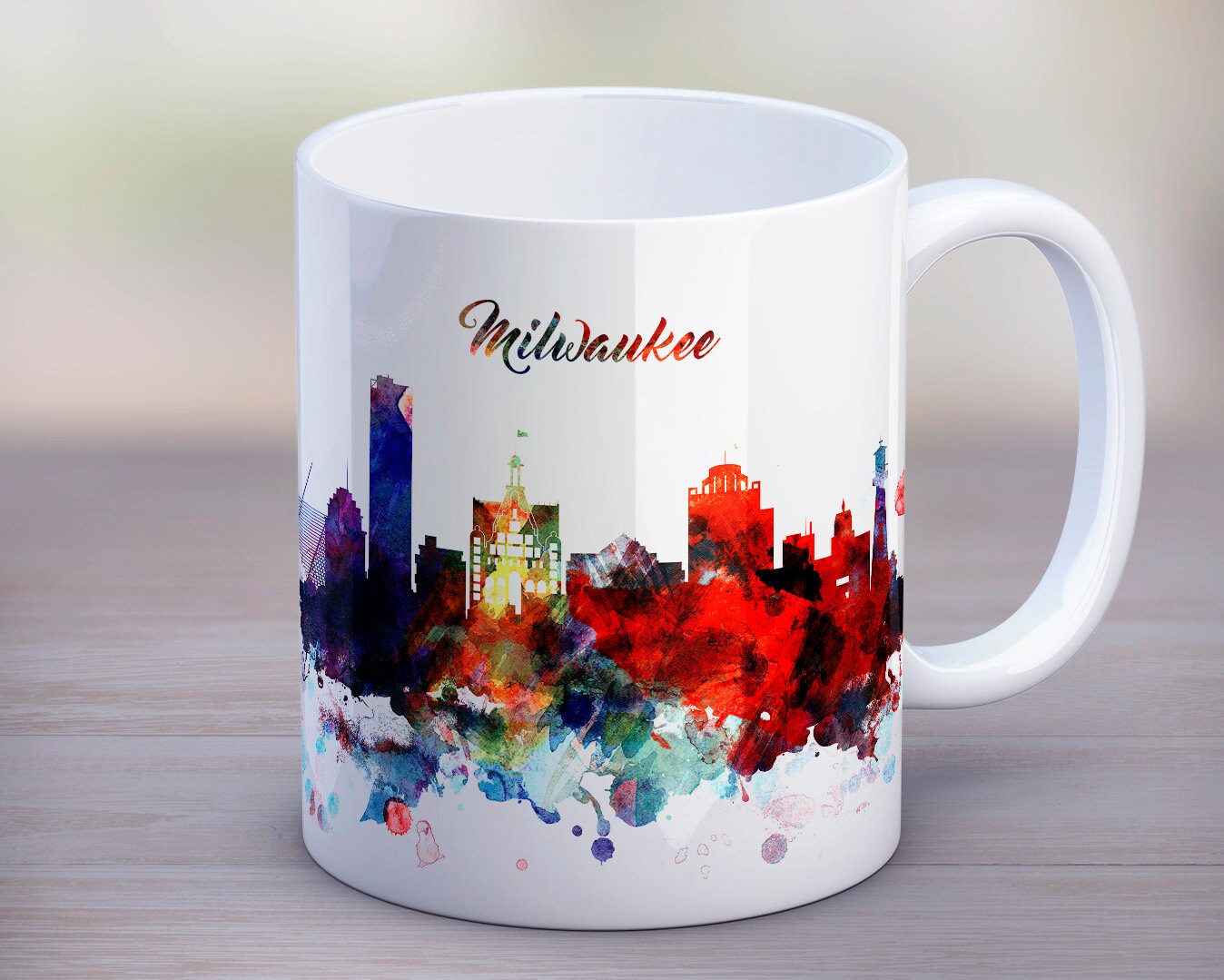 I'd Rather Be in Milwaukee Mug, Cute Milwaukee Coffee Cup, Milwaukee Gift,  Visit Travel Mug, Unique Milwaukee Wisconsin Vacation Road Trip 