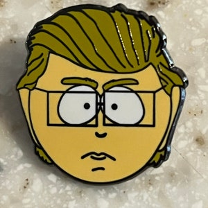 Mr Garrison stank face trump 1” hard enamel pin
