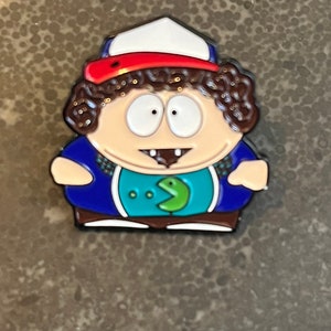 Stranger cartman enamel pin