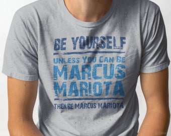 Marcus Mariota Be Yourself Funny Football T-Shirt...Tennessee Titans Quarterback Jersey Tee