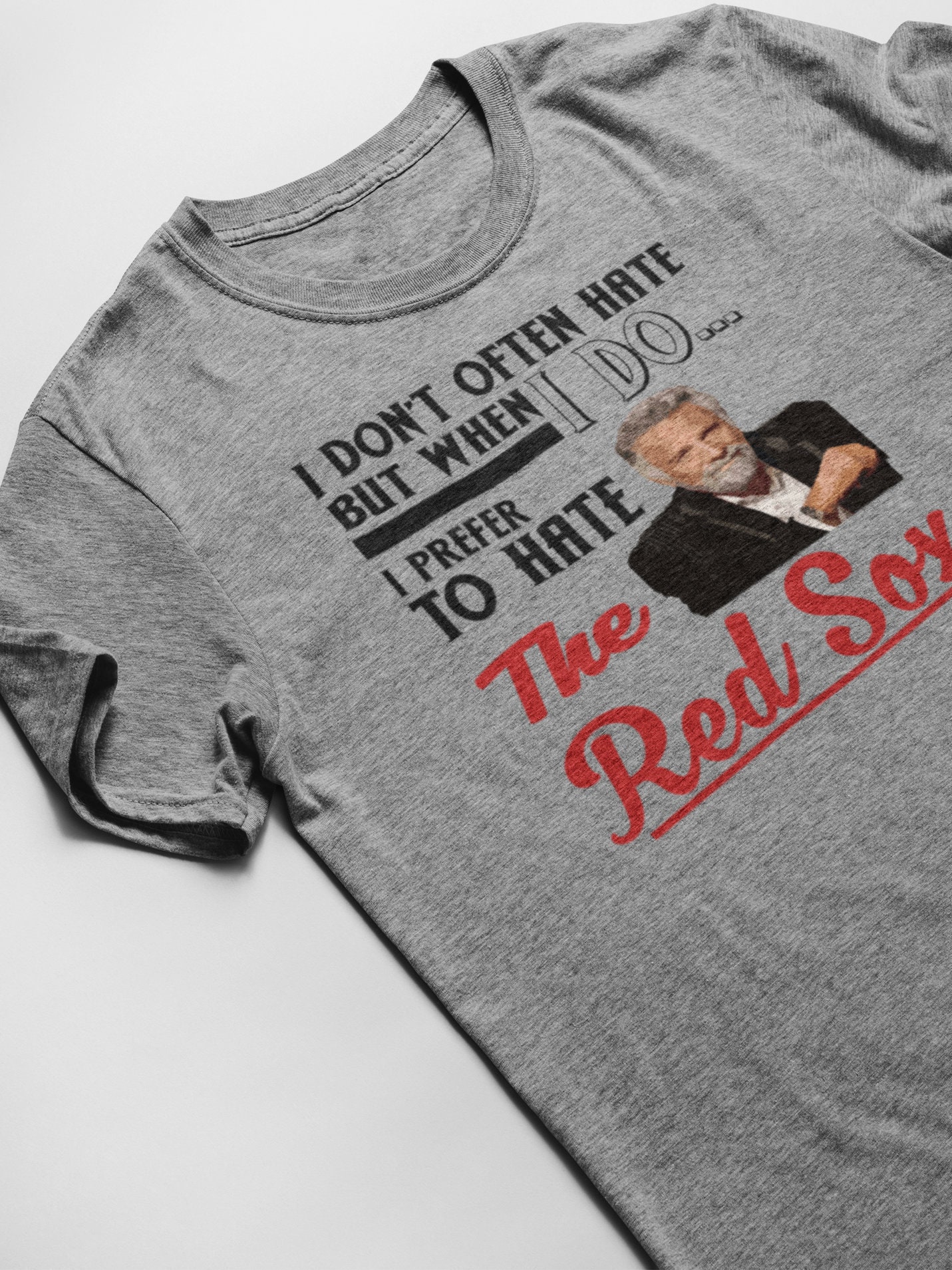 Hate Red Sox Baseball T Shirt all sizes funny New York Yankees fan jersey tee