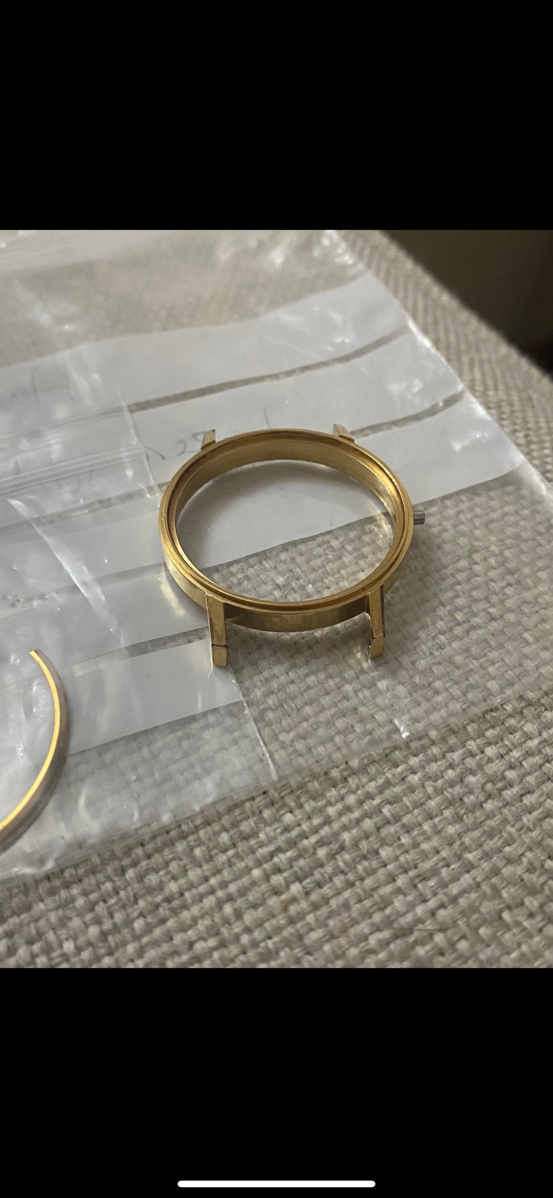 Vintage Omega watch case middle with bezel Etsy