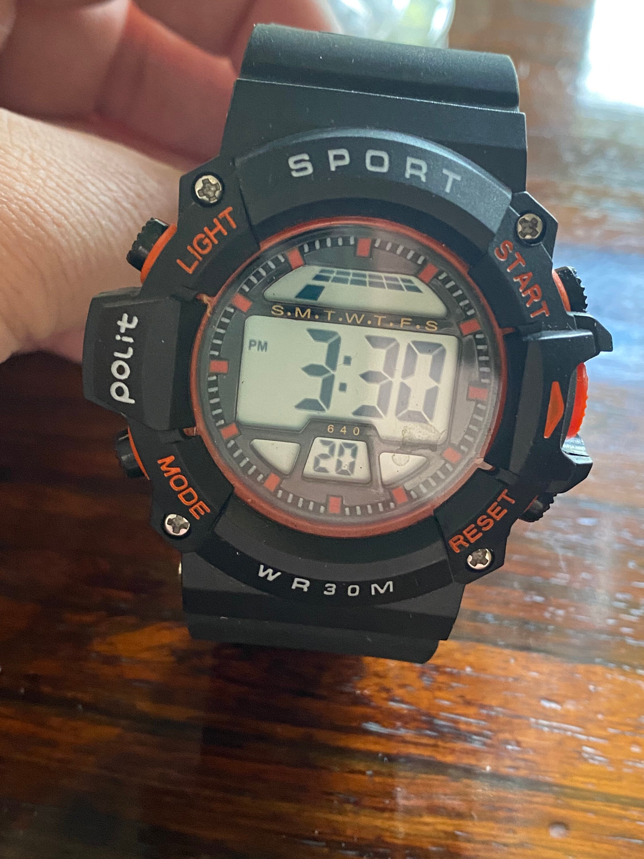 polit watch instructions