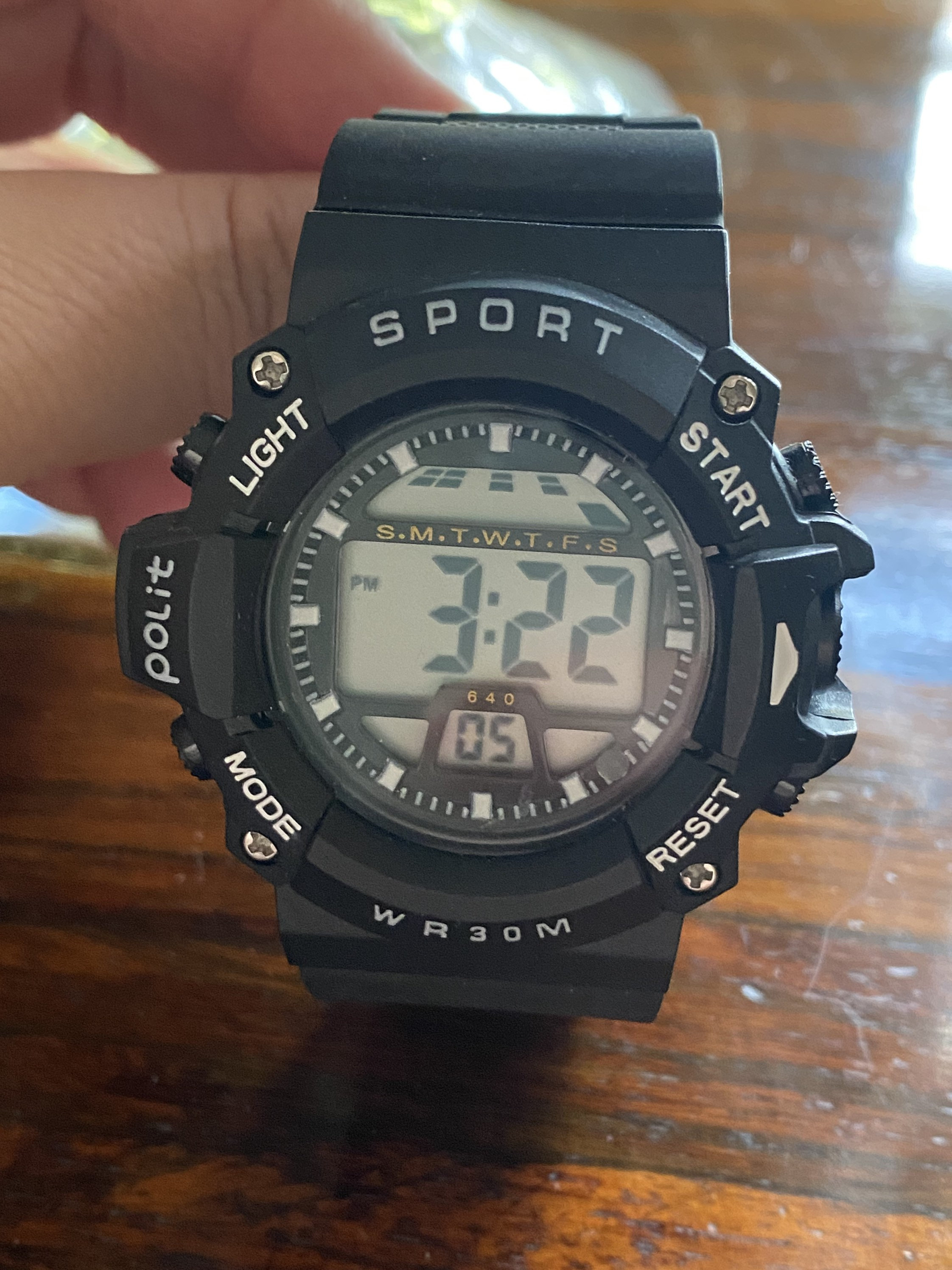 polit watch instructions