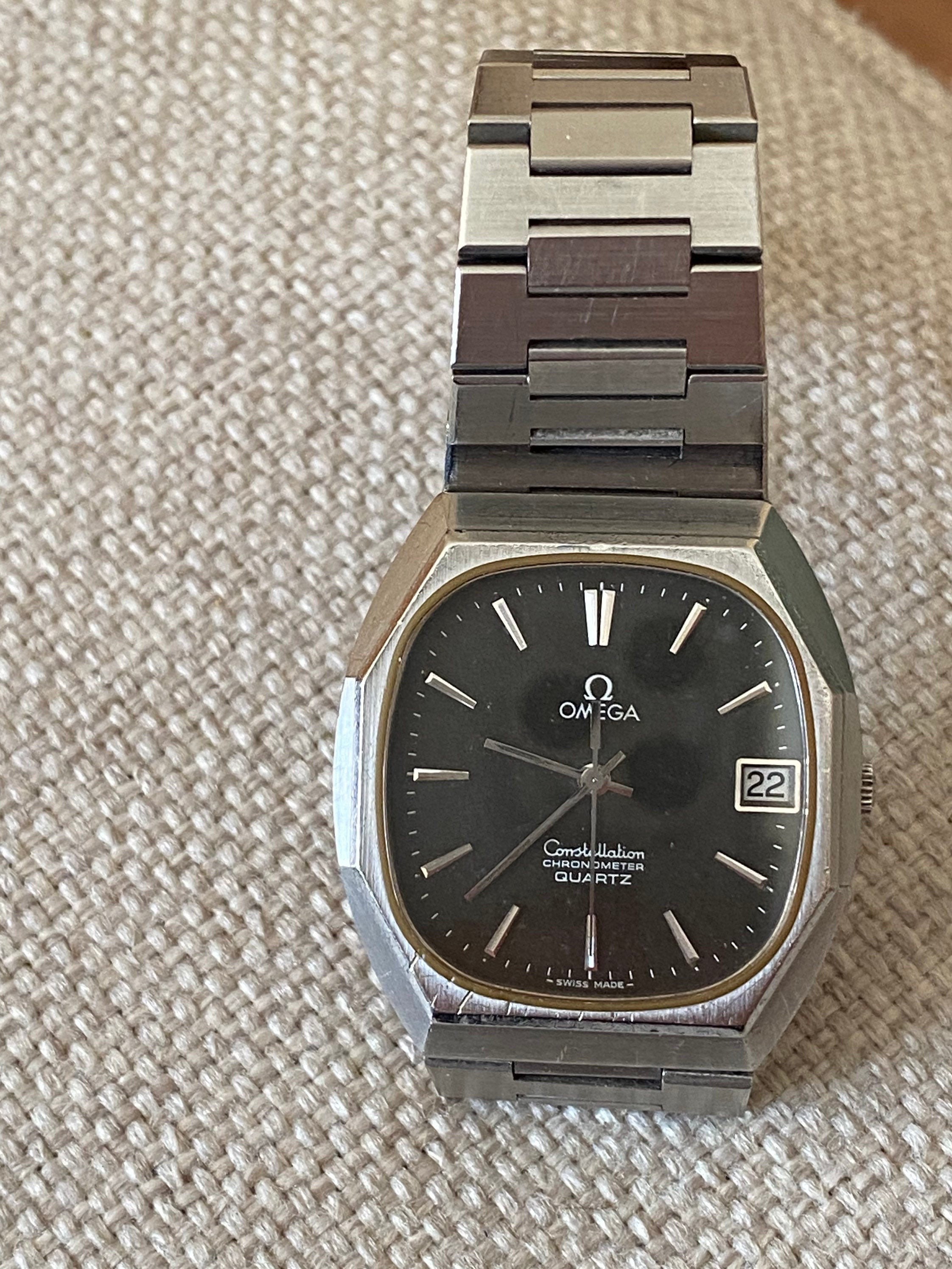 Vintage Omega constellation chronometer quartz cal 1333 mens Etsy