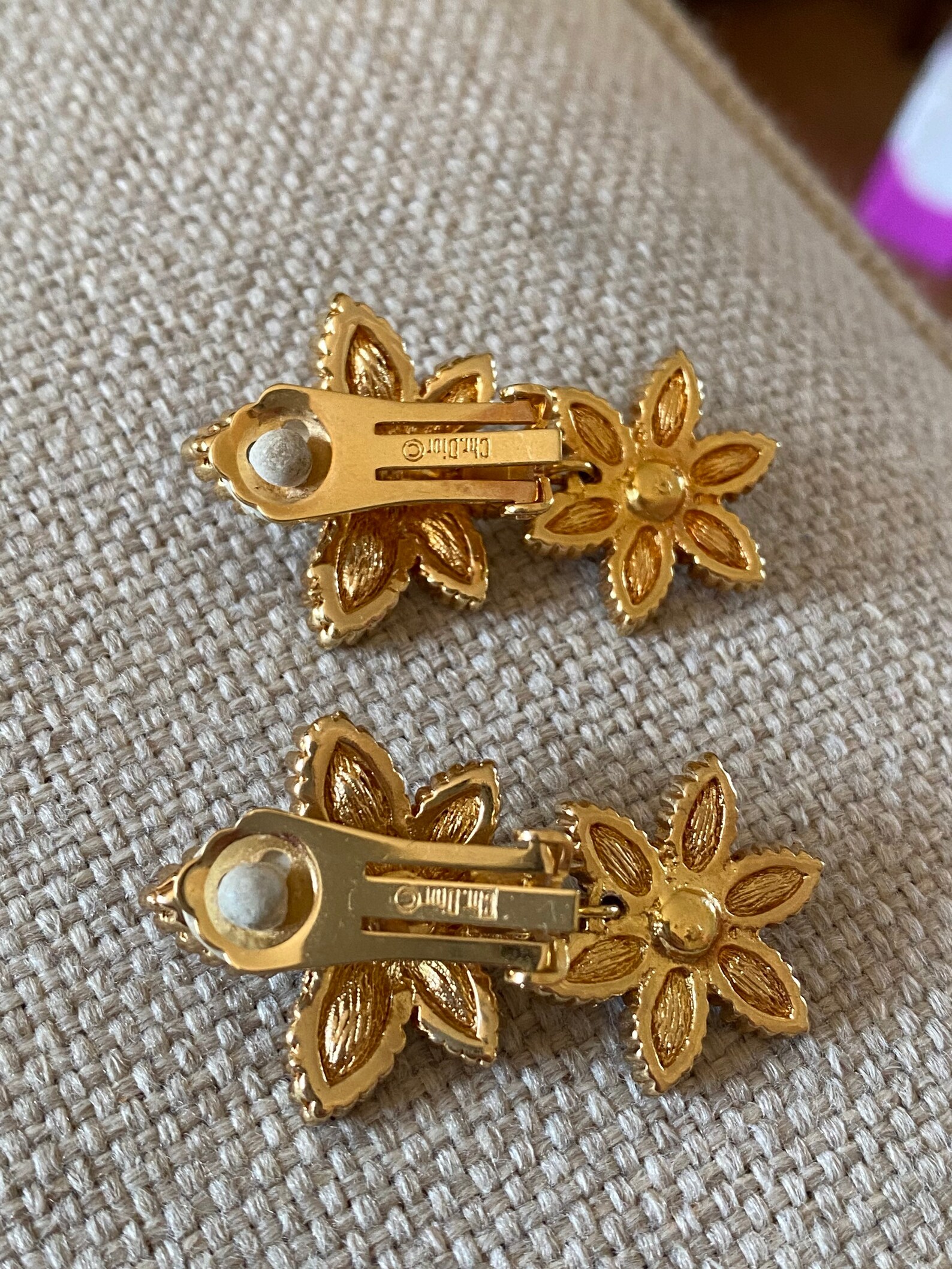 Vintage Christian Dior Strass Perle Ohrclips Designer Schmuck Etsy