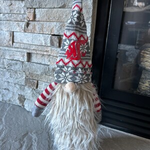Washington State University long beard gnome bottle topper