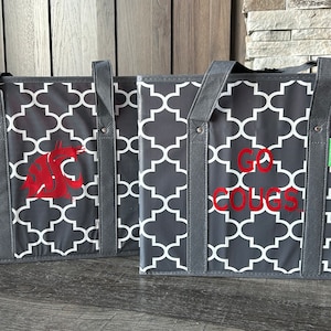 Washington State University WSU grocery bag/totes