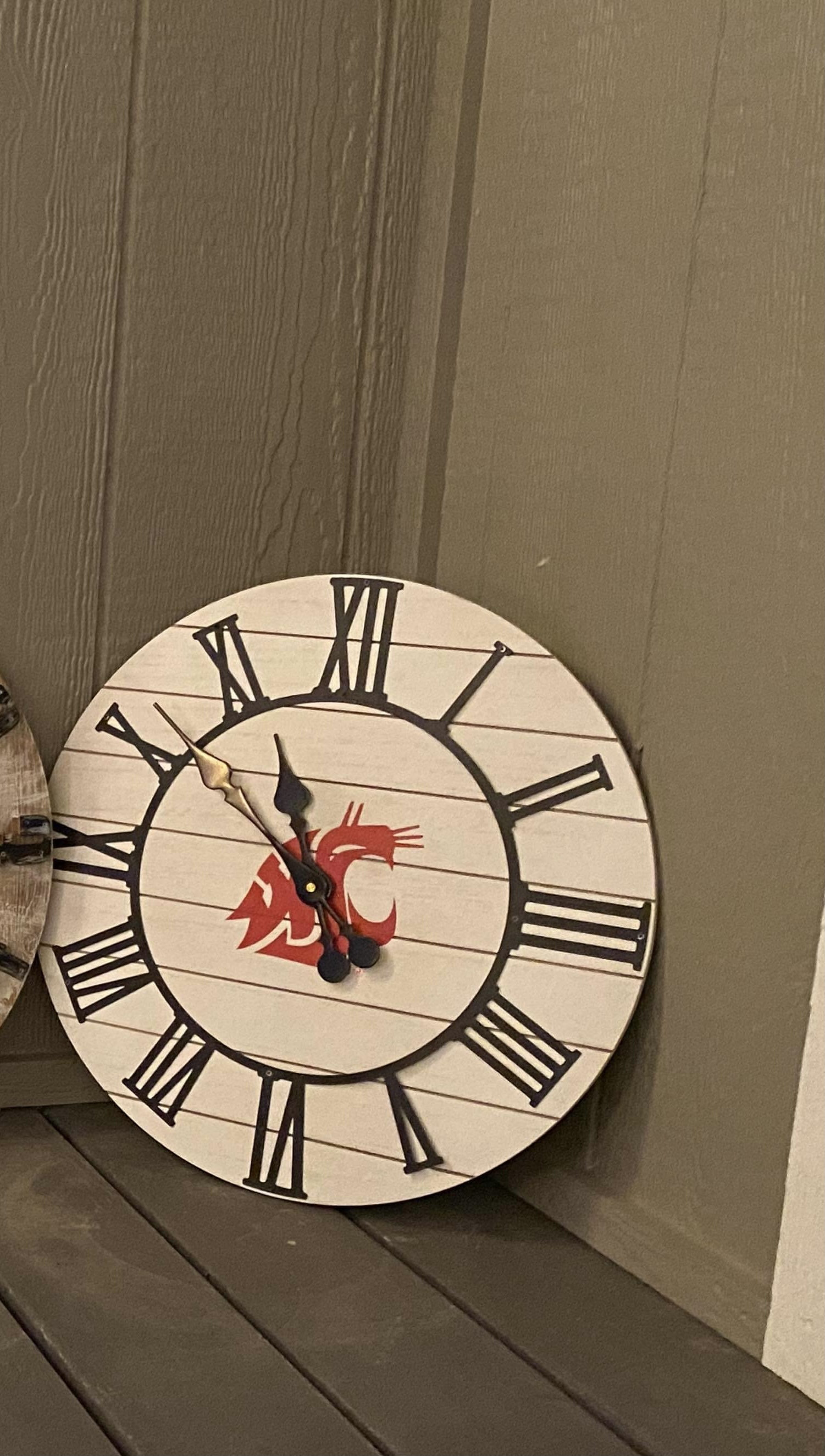 Washington State University clock Etsy