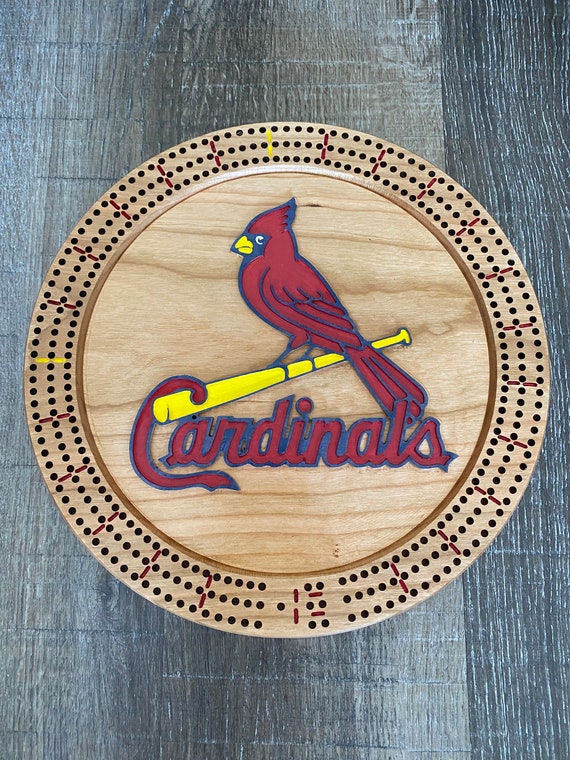 St Louis Cardinal cribbage board Etsy