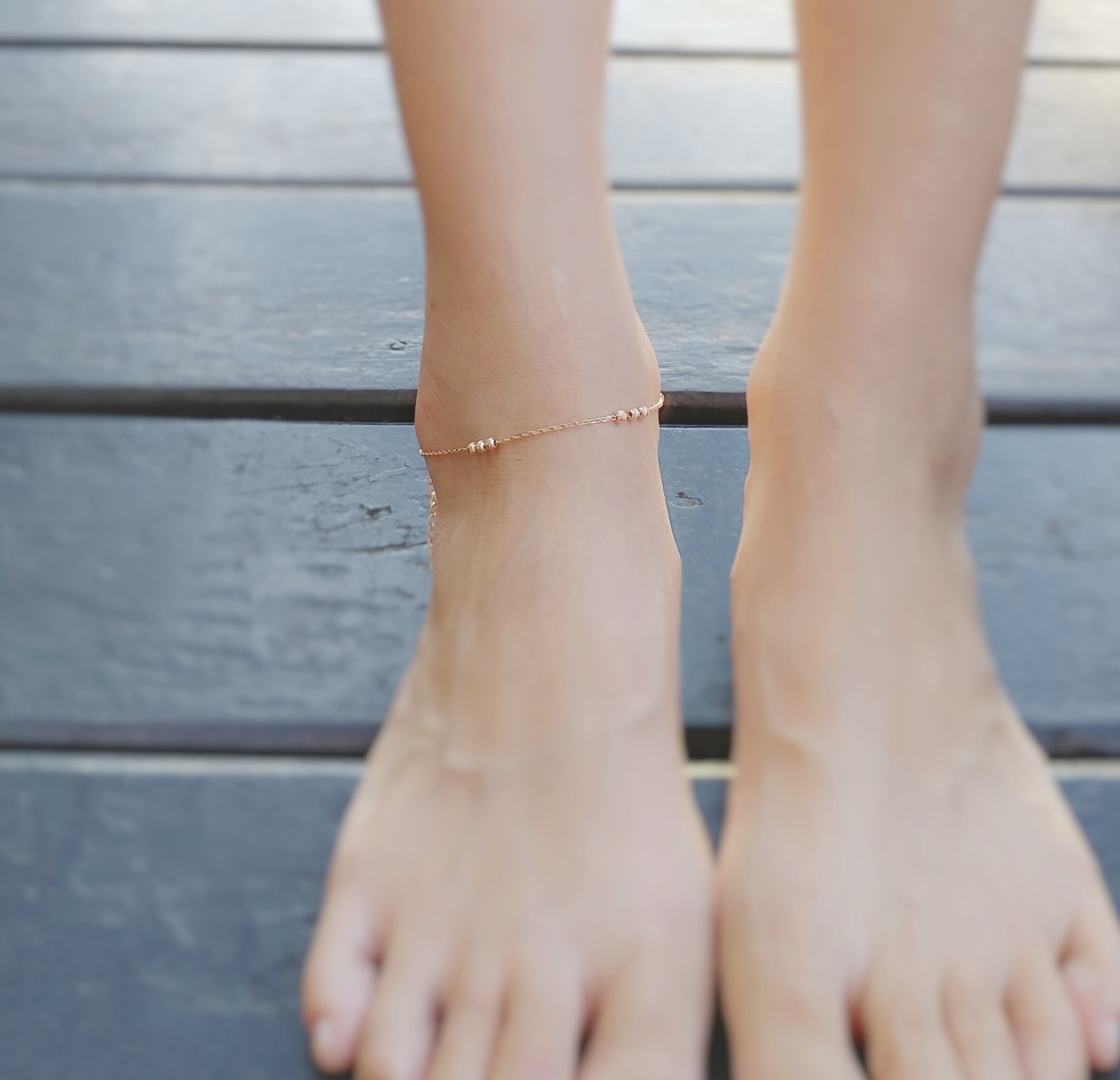 Sterling Silver Anklet, Rose Gold Anklet, Gold Anklet, Women Anklets