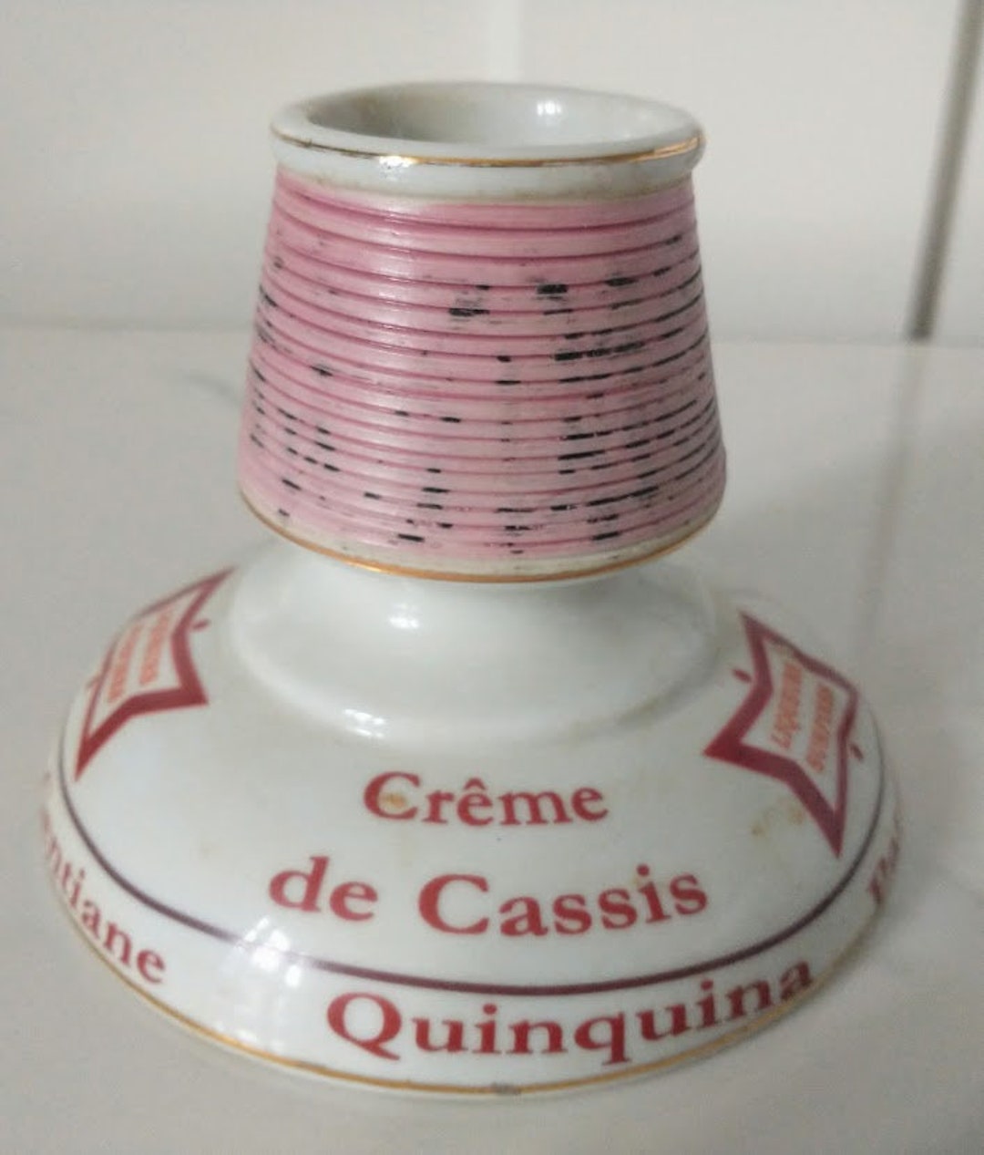 Vintage French Bistro Porcelain Match Striker Antique French Etsy