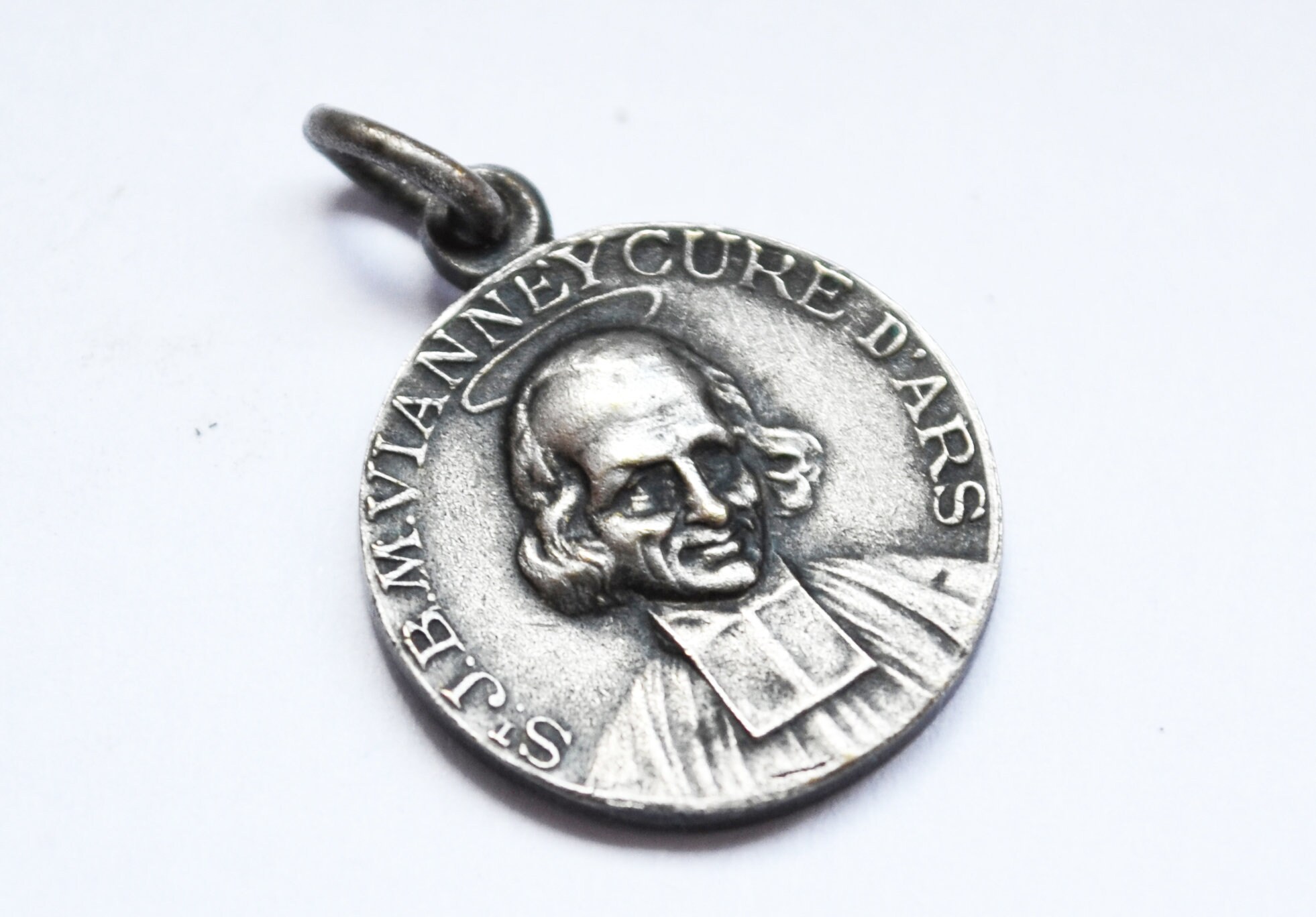 Médaille Religieuse, Vianney, Médaillon, St Curé d'ars, Souvenir Du Centenaire, 1859, 1959.