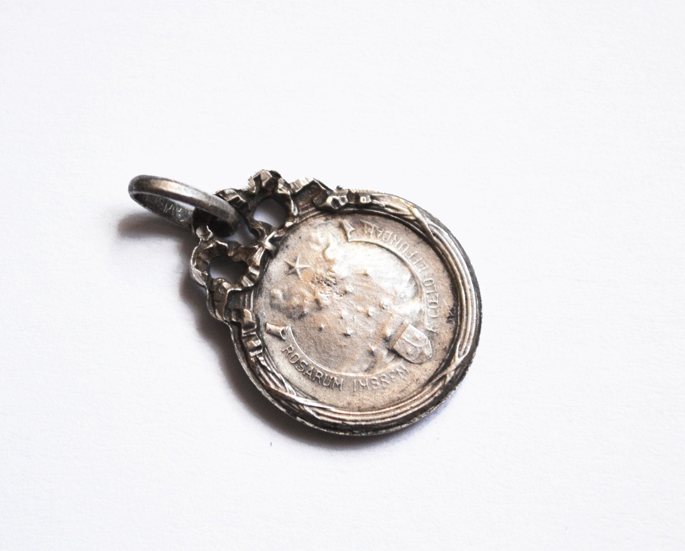 Médaille Ste Therese, Pendentif Argenté, Religieux Français, Médaille Religieuse Charme, Collier, Th