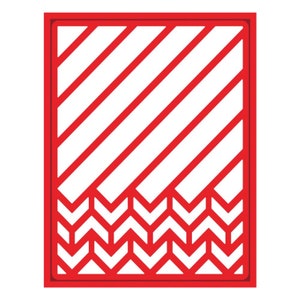 Spellbinders S4-453 Diagonal Chevron Die Shapeabilities