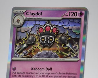 Claydol Shadowbox 3D Card Art Display